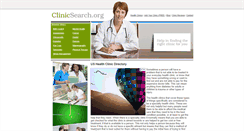 Desktop Screenshot of clinicsearch.org
